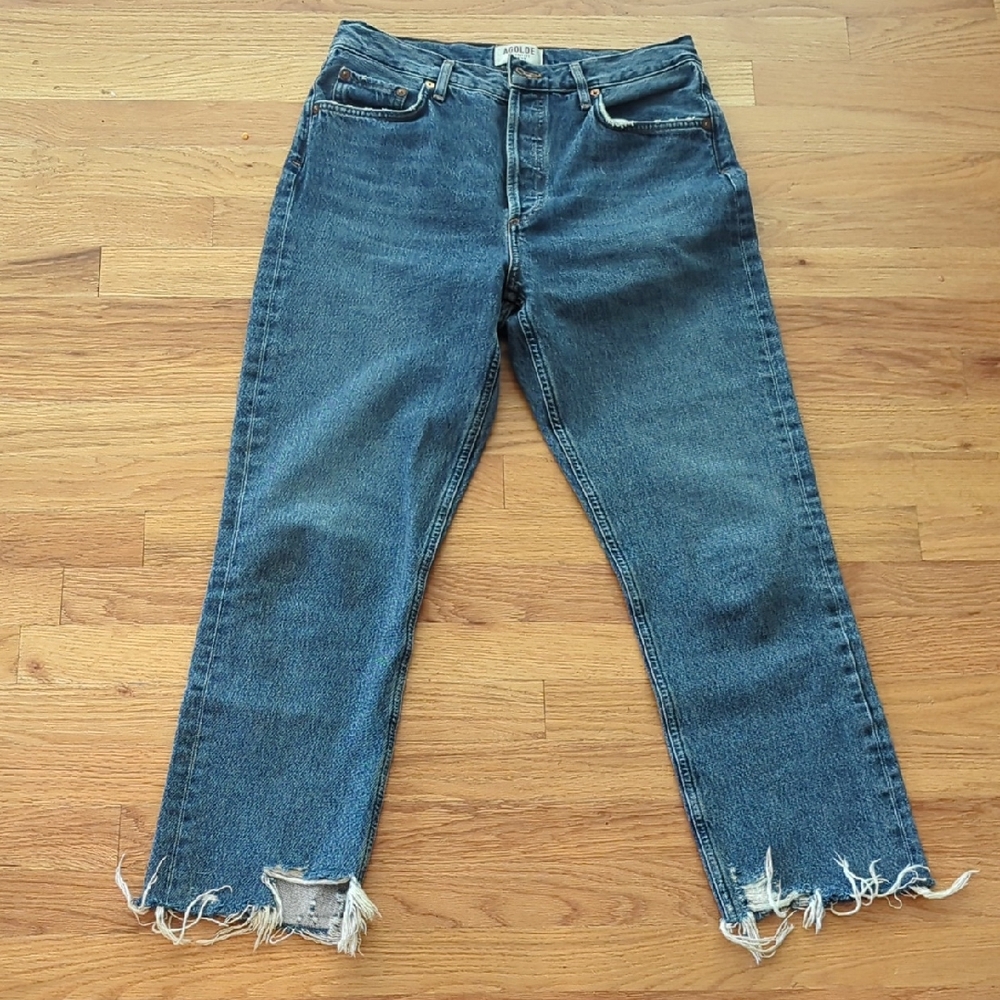 Agolde Riley Crop Ankle Jeans